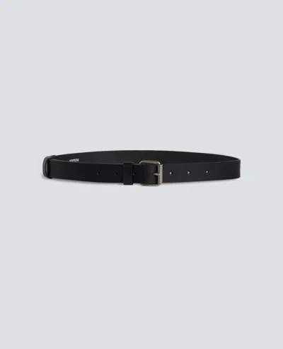 Aspesi Ceinture En Cuir Pour Femmes In Black