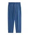 Aspesi Chambray Tapered Trousers