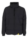 Aspesi Quilted Puffer Jacket In Dark Blue