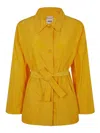 Aspesi Teria Belt Jacket In Naranja