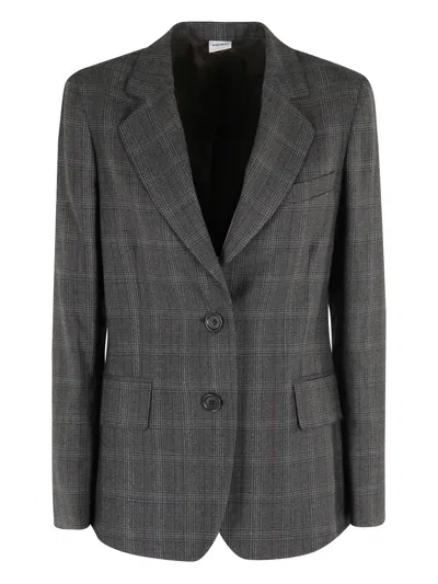ASPESI CHECK-PATTERN BLAZER