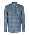 Aspesi Plaid Patterned Button-down Shirt With Chest Pocket