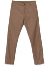 Aspesi Checked Chinos In Brown