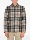 Aspesi Checked-pattern Buttoned Shirt In Multi