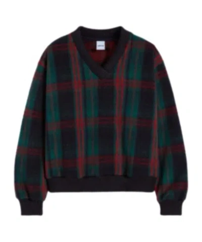Aspesi Checkered Sweater In Multi