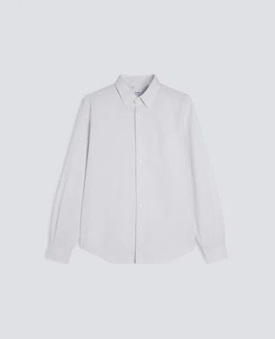 Aspesi Chemise En Coton Oxford Avec Col Boutonne In Gray