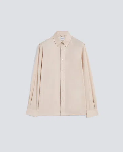Aspesi Chemise En Coton Poplin Decoupee Boîte In Neutral