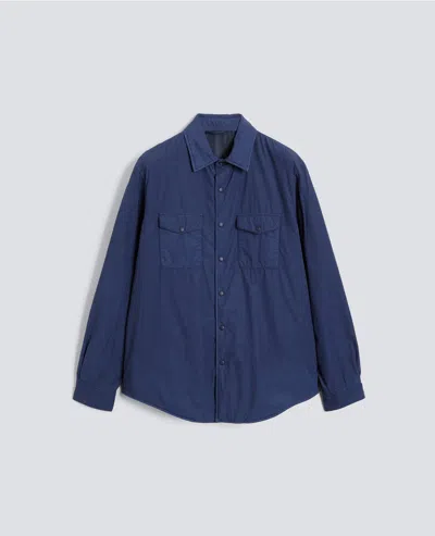 Aspesi Chemise En Popeline De Coton 13 Plus In Blue