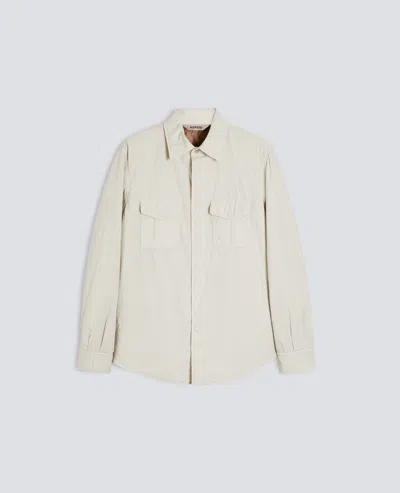Aspesi Chemise En Popeline De Coton 13 Plus In Neutral