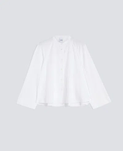 Aspesi Chemise En Popeline De Coton In White