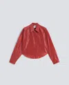 Aspesi Chemise Technique En Polyester In Red
