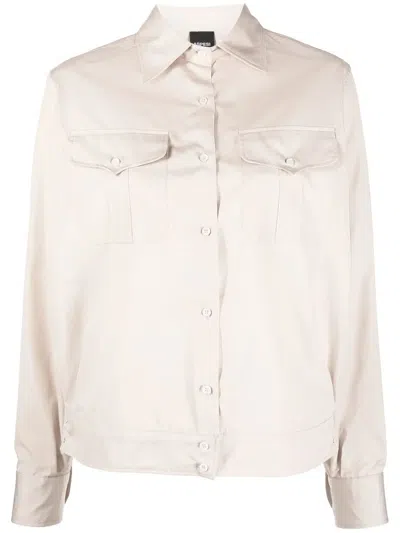 Aspesi Chest Flap Pocket Shirt In White