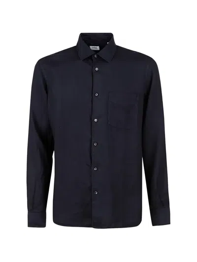 Aspesi Chest-pocket Shirt In Blue