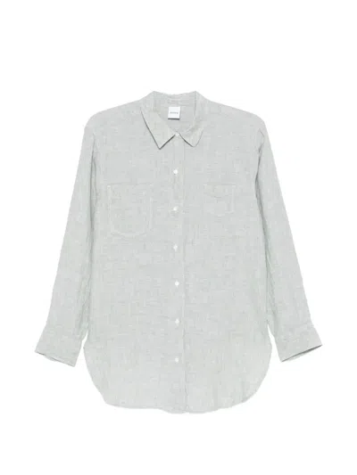 Aspesi Chest-pocket Shirt In Green