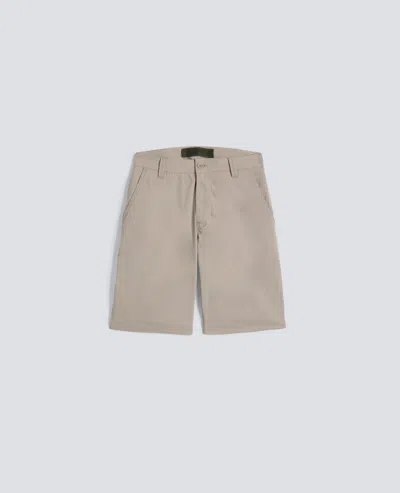 Aspesi Chino Bermuda Shorts In Cotton And Linen Gabardine In Neutral