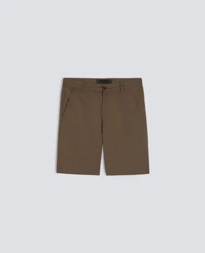 Aspesi Chino Bermuda Shorts In Cotton And Linen Gabardine In Green