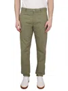 Aspesi Tailored Trousers With Pockets And Loops In Green