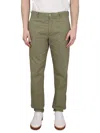Aspesi Tailored Trousers With Pockets And Loops In Green
