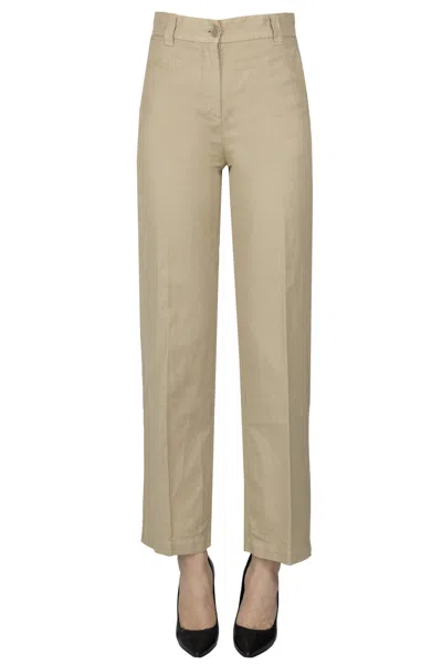 Aspesi Chino Trousers In Neutral