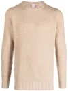 Aspesi Chunky-knit Wool Jumper In Nude
