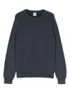 Aspesi Chunky-ribbed Jumper In Blue