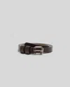 Aspesi Buckled Belt In Marrone