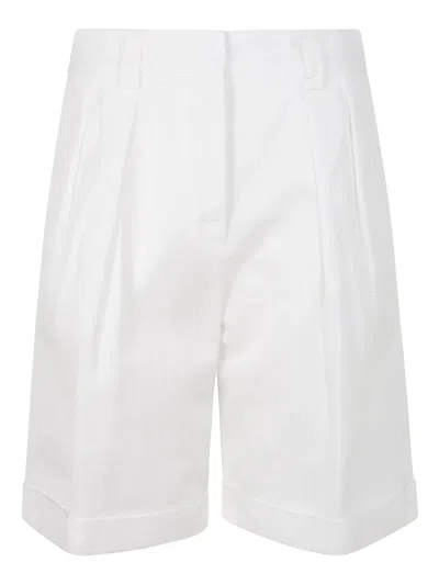 ASPESI CLASSIC BERMUDA TROUSERS,G0210.G208 85072 WHITE