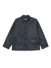 Aspesi Classic-collar Jacket In 蓝色