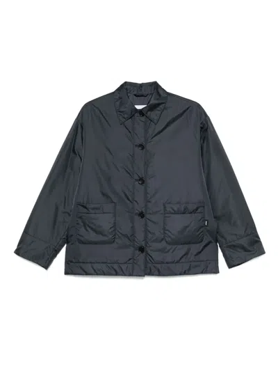 Aspesi Classic-collar Jacket In 蓝色