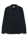 Aspesi Classic-collar Shirt In Blue