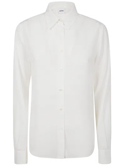 Aspesi Classic Longsleeves Shirt In Natural