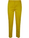 Aspesi Classic Regular Trousers In Yellow