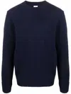 Aspesi "classic" Round Neck Sweater Clothing In Blue