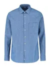 Aspesi Classic Shirt In Blue