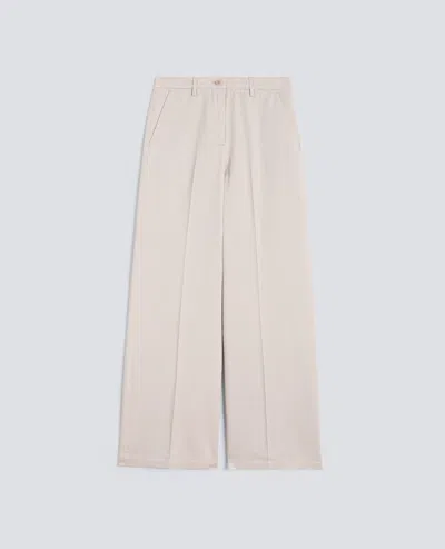 Aspesi Classic Trousers In Extra-fine Piece-dyed Cotton Twill - Aa Capsule Co In Neutral