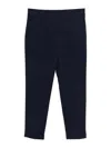 Aspesi Classic Trousers In Navy Blue Cotton In Blue