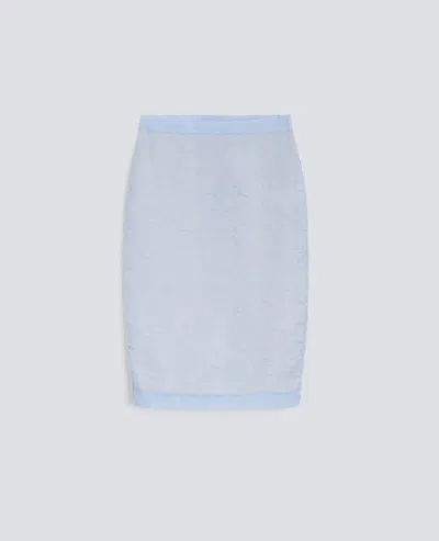 Aspesi Cloquesheath Skirt In Blue