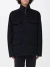 Aspesi 'nelson' Wool Double Field Jacket In Black