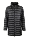 Aspesi Quilted Nylon Down Jacket In Black