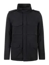 Aspesi Coat In Black