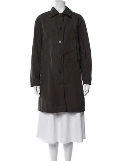 Pre-owned Aspesi Coat In Brown/green
