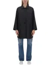 Aspesi Padded Parka Coat In Black