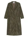 Aspesi Button-fastening Flap-pocket Coat In Green