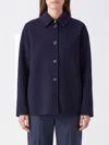 Aspesi Calssic Wool Jacket In Blue