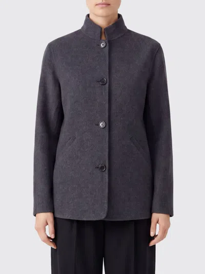 Aspesi Coat Woman Color Charcoal In Gray