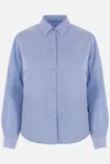 Aspesi Padded Shirt Jacket In Blue