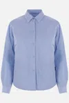 Aspesi Padded Shirt Jacket In Blue