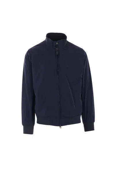 Aspesi Long Sleeve Casual Jacket In Blue