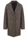 Aspesi Coats In Brown