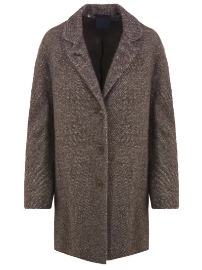 Aspesi Coats In Brown